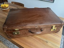 ALTER KOFFER - VINTAGE REISEKOFFER - 1920 - VULKAN FIBRE - DESIGN - RETRO