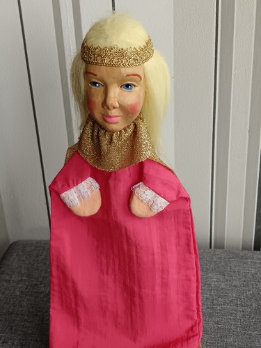 Handpuppe prinzessin holzkopf - handpuppe,