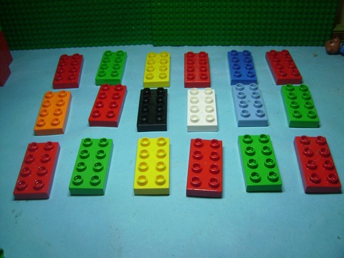 Lego duplo flache steine - 18,