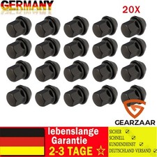 20x Radmuttern Kegelbund M12x1,5 SW19 für Ford Alu Stahl Felgen Schwarz