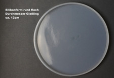 Silikonform rund flach Scheibe