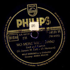 WILLY BERKING ORCH. & MARIA MUCKE Wo meine Wiege stand  Schellackplatte   S1380