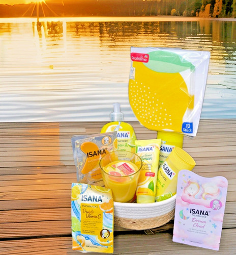 Geschenk korb wellness set - korb,