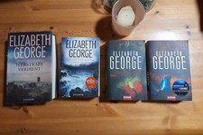 Elizabeth George Bücherpaket, 4 Romane, Bestseller, Inspector-Lynley-Reihe,Krimi