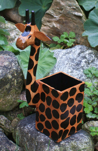 Stiftebecher giraffe - stiftebecher,