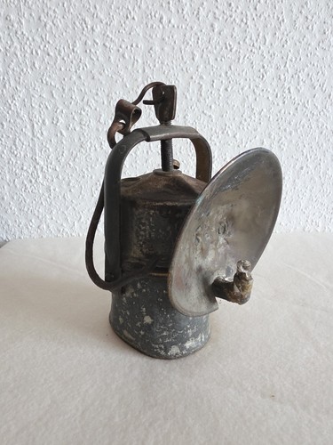 Alte karbidlampe grubenlampe - alte, /