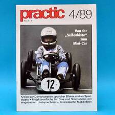 DDR practic 4/1989 Pantograph Seifenkiste Handpuppen Töpferscheibe Spielauto S