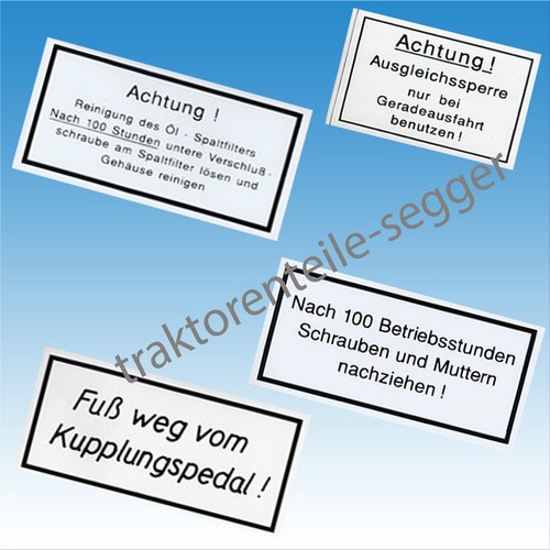 Hanomag aufklebersatz 4 - hanomag,