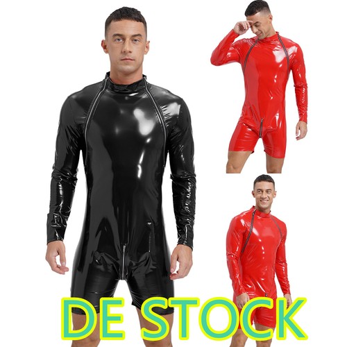 Herren wetlook body leder - wetlook,