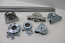 Schiebetorrolle Bodenlaufschiene U-Rille - R8 - Stahl Gartentor Schiebetor Rolle