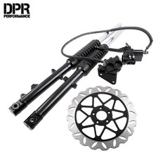 Umbausatz Scheibenbremse Telegabel f. Simson S51 S50 S70  S53 S83 Schwarz