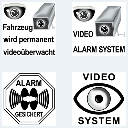 Video kamera alarm - kamera, 5cm