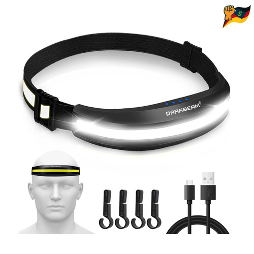 Led stirnlampe cob - led,