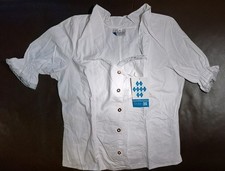 Damen Trachtenbluse, Dirndl Bluse, Bluse, Weiß, Größe 40, Dirndl, Oktoberfest
