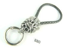 880) Leather keychain in shape