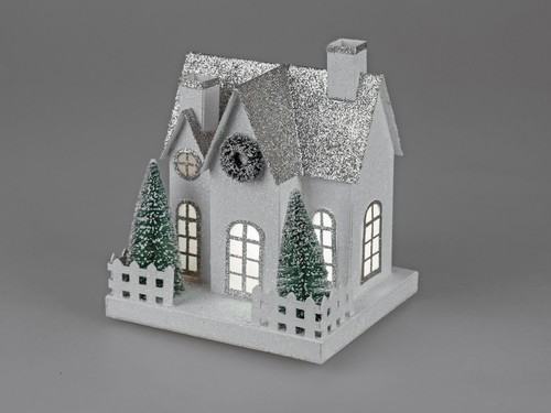 Winterhaus mit led beleuchtung - winterhaus,