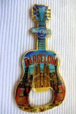 Hard Rock Cafe MAGNET BOTTLE OPENER BARCELONA
