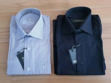 Hemden Classic | schwarz & gestreift | Gr.S