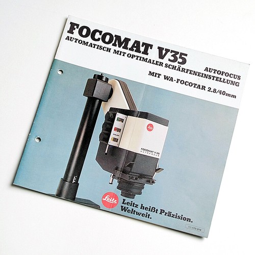 Leitz focomat v35 - focomat, prospekt