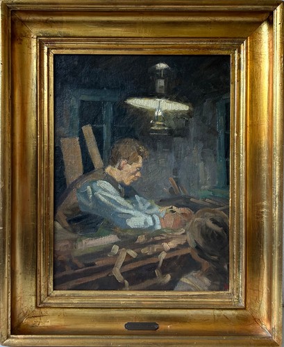 ölbild impressionist victor - Ölbild,