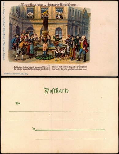 Ansichtskarte stuttgart wahre - stuttgart,