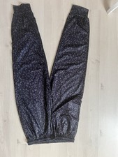 Damen Hose Leopard Optik grau 