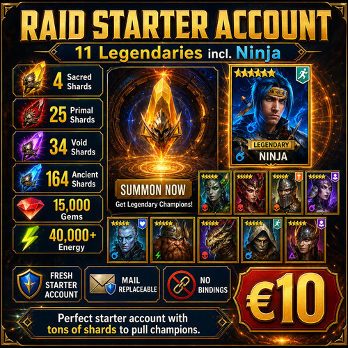 Raid shadow legends starter - shadow,