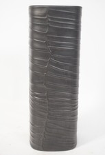 Rosenthal Porcelaine Noire Studio-Linie Design Werner Schreib Vase schwarz 22cm