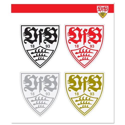 Vfb stuttgart aufkleberbogen - stuttgart,