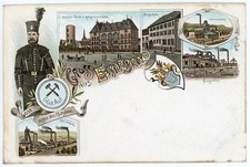 AK Litho  Eisleben  Bergbau