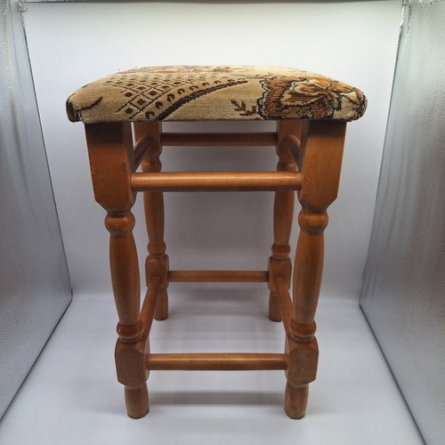 Vintage sitzhocker holz - ,