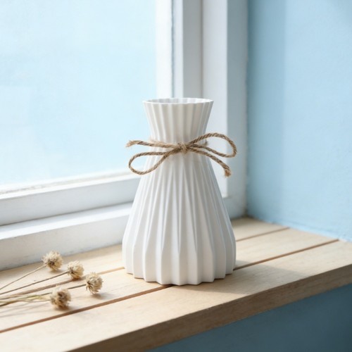 Kunststoff vase mit gefalteter - vase,