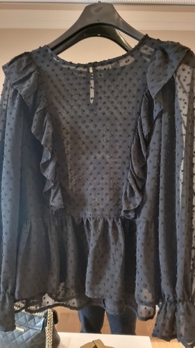 Sommerbluse transparent mit - transparent,
