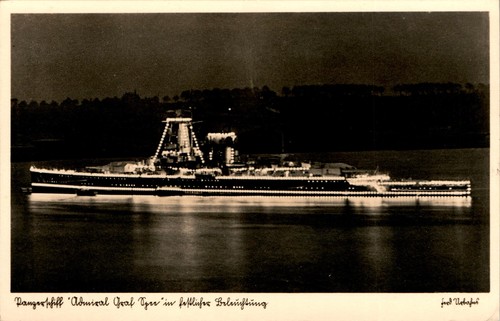 Schiff schiffe panzerschiff - ak,