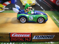 Carrera Digital 143 Autos  Mario Wild Wing " Luigi "  Sehr selten.