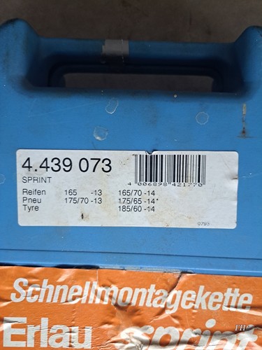 Schneeketten größen siehe - größen,