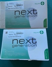 Weiche Kontaktlinsen Next Generation / Optiker / 6 Stück / je 3 Monatslinsen