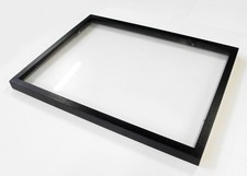 Bilderrahmen schwarz Holz Glas Gemälde oder Fotos 57 x 43 x 3,5 cm Breite 2,0 cm