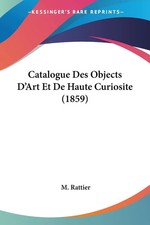 M. Rattier | Catalogue Des