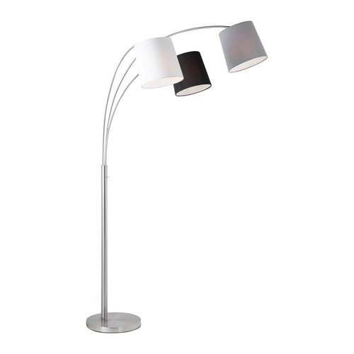 Bogenleuchte silber - silber,