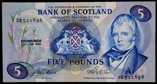Bank scotland 1982 - of,