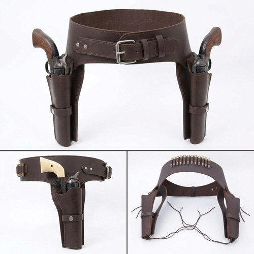Cowboy doppel pistolenholster - cowboy,