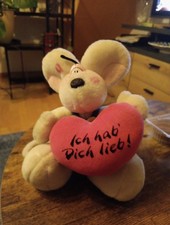 Diddl Maus mit Herz Latzhose