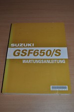 Werkstatthandbuch Wartungsanleitung Suzuki Motorrad GSF 650 S Bandit 2007