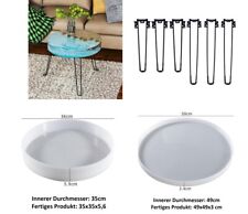 Silikonform Gießform DIY runder Tisch Epoxidharz Beistelltisch Tischplatte Table