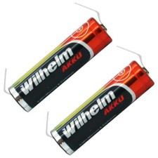 2 x Lithium Ionen Akku Wilhelm