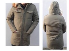 Cyrillus Northwood Park Ranger Parka Winter Jungen Größe 176 khaki gefüttert