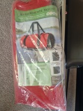Wasserdichte Reisetasche, rot, 1 Schultergurt, 2 Trageschlaufen, NEU