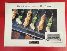 Raclette Grill 3in1 Tischgrill Kontaktgrill Pfännchen Granit Steinplatte 1100W