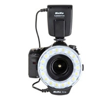 LED Makroblitz Meike FC-110 Ringblitz Ringleuchte für Canon DSLR SLR